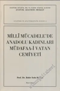 Milli Mücadelede Anadolu Kadınları Müdafaai Vatan Cemiyeti -        1986