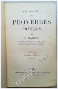Petit Recueil des Proverbes -