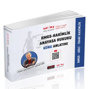 Adli-İdari Hakimlik HMGS Anayasa Hukuku Video Takip Ders Notu 2026