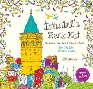 İstanbula Renk Kat-Her Yaş İçin Boyama-Boya ve Kopar