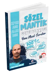 Dizgi Kitap Yayınları KPSS MEB AGS ALES DGS 500 Soruda Sözel Mantık Video Çözümlü Soru Bankası
