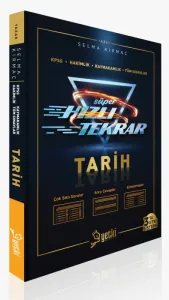 Yetki 2018 KPSS Tarih Süper Hızlı Tekrar Kitabı