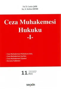 Ceza Muhakemesi Hukuku -I-