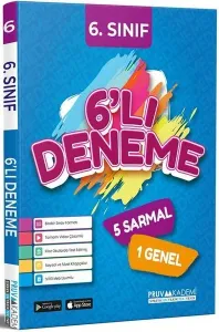 Pruva Akademi 6. Sınıf Tüm Dersler 6 lı Deneme