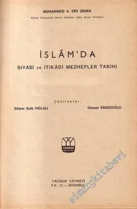 İslam'da Siyasi ve İtikadi Mezhepler Tarihi -        1970