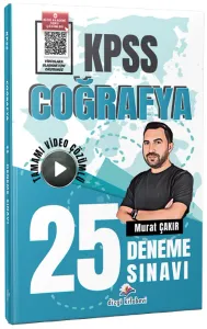 Dizgi Kitap Yayınları 2026 KPSS Coğrafya Tamamı Video Çözümlü 25 Deneme Sınavı