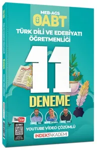 İndeks Akademi 2026 ÖABT MEB-AGS Türk Dili ve Edebiyatı 11 Deneme Youtube Video Çözümlü