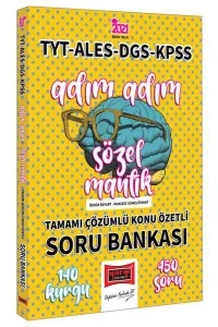 TYT/ALES/DGS/KPSS Adım Adım Sözel Mantık Soru Bankası