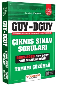 Yönerge Yayınları 2027 GUY DGUY Gelir Uzman Yardımcılığı Çıkmış Sınav Soruları
