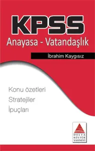 Delta Kültür KPSS Anayasa Vatandaşlık Strateji Kartları