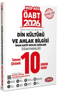 Data Yayınları 2026 MEB AGS ÖABT Din Kültürü İmam Hatip Meslek Dersleri Öğretmenliği 10 Deneme Sınavı