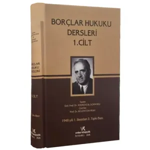 Borçlar Hukuku Dersleri 1. Cilt