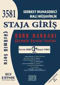 Serbest Muhasebeci Mali Müşaverlik Staja Giriş Soru Bankası Çözümlü Sorular - Testler