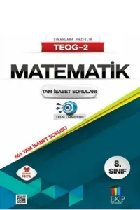 Ekip 8. Sınıf TEOG 2 Matematik Tam İsabet Soruları