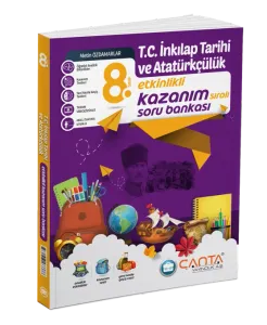 Çanta 8. Sınıf T.C. İnkılap Tarihi ve Atatürkçülük Etkinlikli Kazanım Soru Bankası