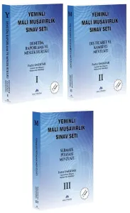 YMM Yeminli Mali Müşavirlik Konu Anlatımı 3'lü Set