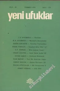 Yeni Ufuklar Aylık Sanat Fikir Dergisi - Sayı: 274, Temmuz 1976       1976