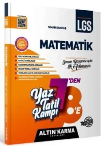 MATEMATİK 7DEN 8E YAZ TATİL KAMPI 2027
