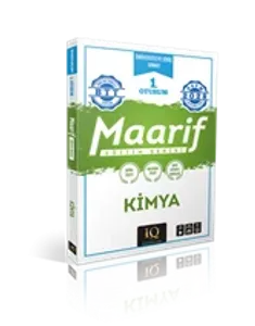 IQ YAY. 1.OTURUM MAARİF KİMYA EĞİTİM SERİSİ