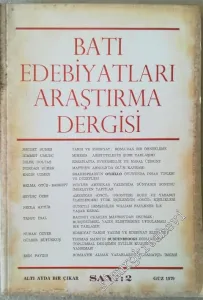 Batı Edebiyatları Araştırma Dergisi - Altı Aylık Dergi - 2      Güz 1979