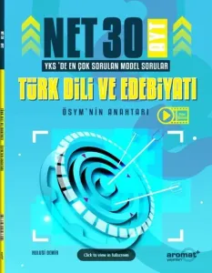 AROMAT NET30 ÖSYM ANAHTARI YKS AYT EDEBİYAT - 2027