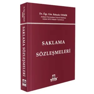 Saklama Sözleşmeleri