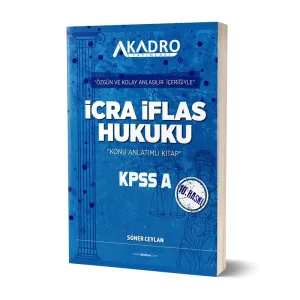 A Kadro Yayınları 2026 KPSS A Grubu İcra İflas Hukuku Konu Anlatımlı