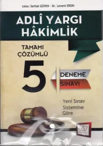 Adli Yargı Hakimlik Tamamı Çözümlü 5 Deneme Sınavı