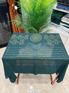 Erbaini İdrisiyye Yazılı Şal ŞİFON KREP KUMAŞ