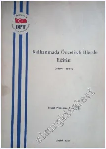 Kalkınmada Öncelikli İllerde Eğitim (1984 - 1986) -        1987