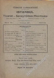 İstanbul Ticaret ve Sanayi Odası Mecmuası - Sayı: 1  47  46  Kanunsani