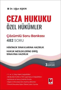 Ceza Hukuku Özel Hükümler Çözümlü Soru Bankası