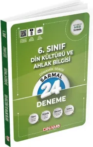 Dinamo Yayınları 6. Sınıf Din Kültürü ve Ahlak Bilgisi Sarmal 24 lü Deneme Dinamik Serisi