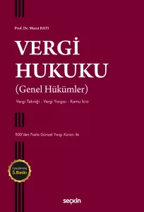 Vergi Hukuku (Genel Hükümler)