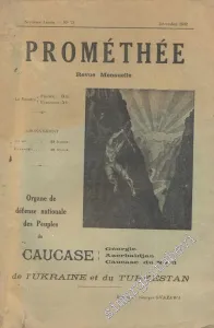 Prométhée - Organe de défense nationale des  Peuples du Caucase de l'Ukraine et du Turkestan -        1933