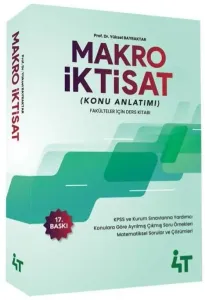 4T Yayınları Makro İktisat Konu Anlatımlı