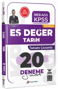 Dizgi Kitap Yayınları 2026 KPSS MEB AGS ÖSYM'YE Eş Değer Tarih Tamamı PDF Çözümlü 20 Deneme Sınavı