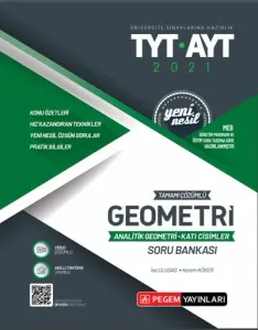 Pegem TYT-AYT Geometri (Analitik Geometri-Katı Cisimler) Soru Bankası 2021-YENİ