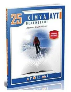 Apotemi AYT Kimya Tamamı Çözümlü 25 Deneme