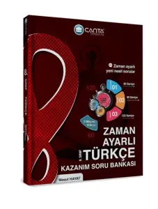 Çanta 8. Sınıf Türkçe Zaman Ayarlı Kazanım Soru Bankası