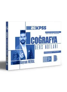 Benim Hocam Yayınları 2026 KPSS Coğrafya Ders Notları