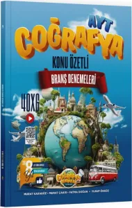 Coğrafya Gurmesi Yayınları AYT Coğrafya Konu Özetli Branş Denemeleri
