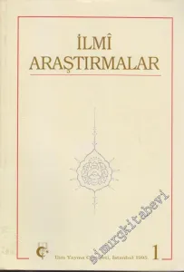 İlmi Araştırmalar: Dil Edebiyat Tarih İncelemeleri Dergisi - 1 - 1995