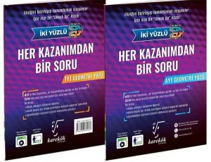 Karekök Yayınları TYT AYT Geometri Her Kazanımdan Bir Soru Tek Kitap