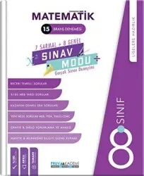 PRUVA 8. SINIF SINAV MODU MATEMATİK