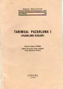 Tarımsal Pazarlama I ( Pazarlama İlkeleri )