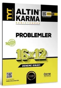 Altın Karma Yayınları TYT Problemler 16 x 12 Deneme