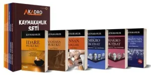 A Kadro Yayınları Kaymakamlık Konu Anlatım Hazırlık Seti