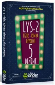 Tek Önder LYS 2 Fizik-Kimya-Biyoloji Açık Uçlu Sorularla Beşli Deneme Sınavı
