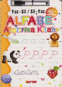 Yaz Sil-Sil Yaz Alfabe Alıştırma Kitabı